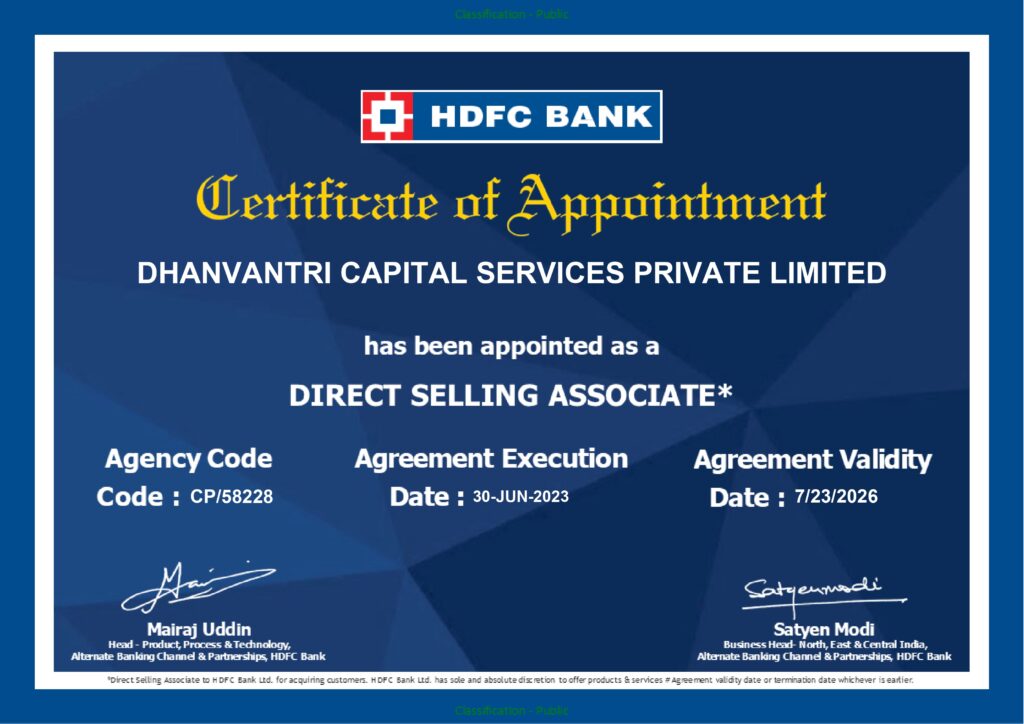 HDFC Bank - Direct Selling Associate