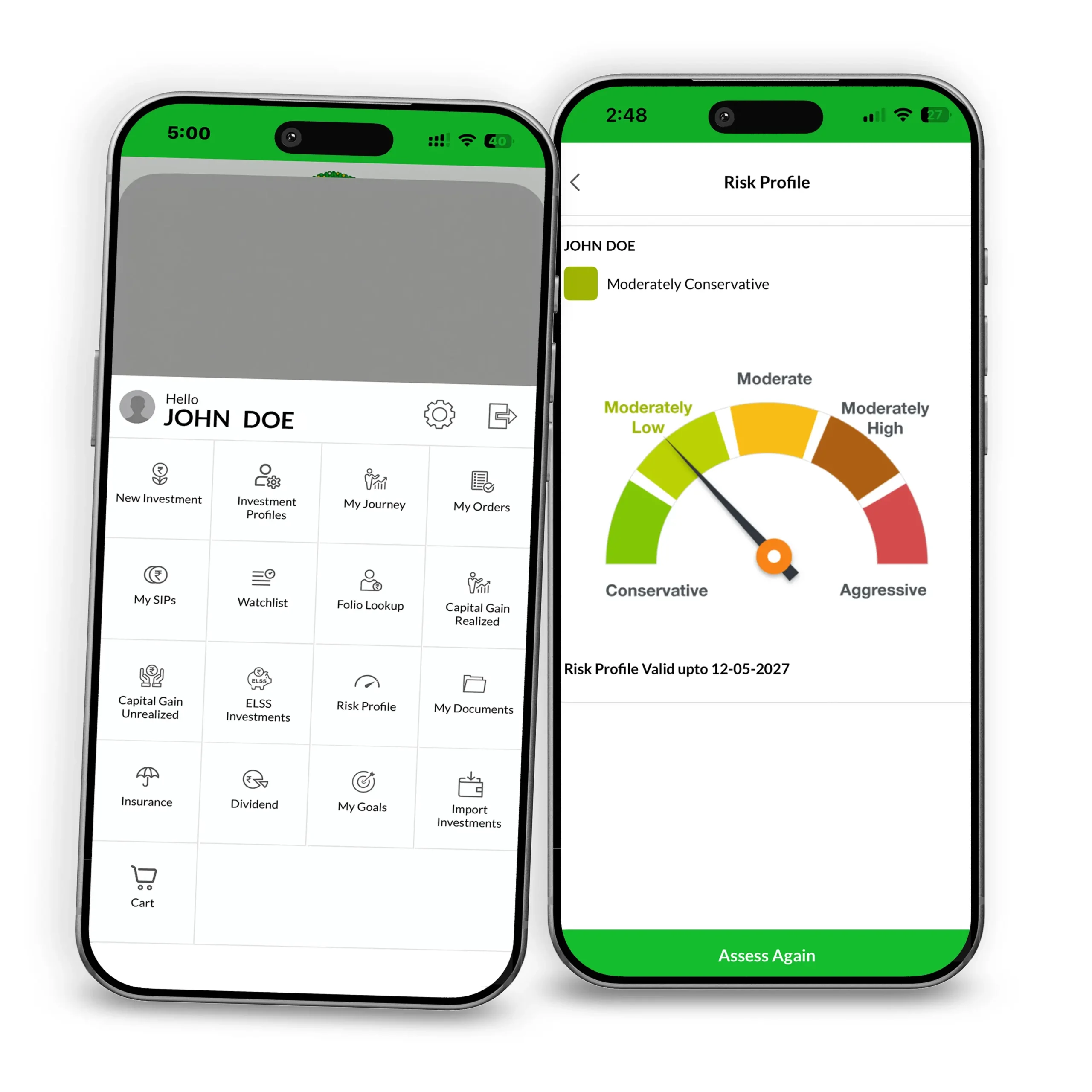 Dhanvantree App - Risk Profiling