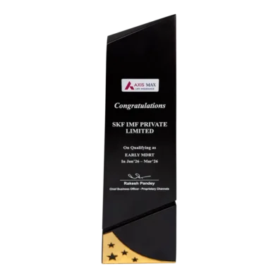 Award by Max Life Insurance JFM 26