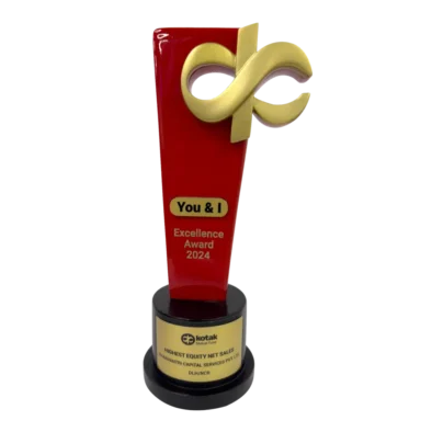 Dhanvantree – mutual fund distributor in Delhi awarded by Kotak Mutual Fund AMC for Highest Net sales for 2024