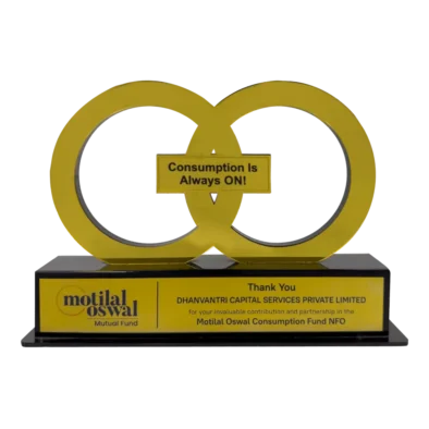 Dhanvantree – mutual fund distributor in Delhi awarded by Sundaram Mutual Fund AMC for outstanding performance in success of Motilal Oswal Consumption Funds - NFO